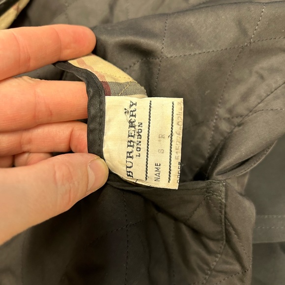 BURBERRY London Ladies Black Diamond Jacket sz US S. - Picture 6 of 7